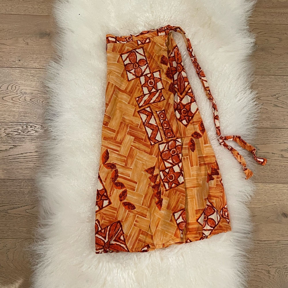 Vintage wrap skirt